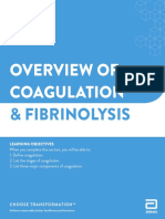 Overview of Coagulation: & Fibrinolysis