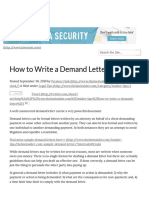How To Write A Demand Letter - Law Insider Blog