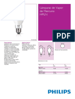 ODLI20161010 - 110 UPD Es - AR Lámparas de Vapor de Mercurio HPLN Ficha Técnica PDF