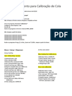 Procedimento para Calibração de Cola PDF