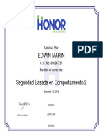 Seguridad Basada en Comportamiento 2 - Certificado - Seguridad Basada en Comportamiento 2