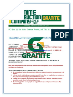 1 Granite Construction Inc. Preliminary Interview Questions