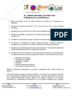 Agenda Del CNP Al Gobierno