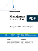 Manajemen Stakeholder Proyek