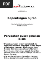 Download Kepentingan hijrah by FATIN HAFIZAH MOHAMMAD SUKRI SN4877344 doc pdf