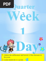 QUARTER 3, WEEK 1