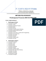 Metode Pelaksanaan KSU-SDN 24 PENAJAM