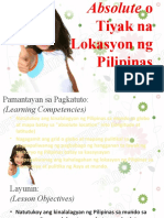 Absolute o Tiyak na Lokasyon ng Pilipinas.pptx
