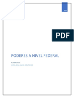 Poderes A Nivel Federal