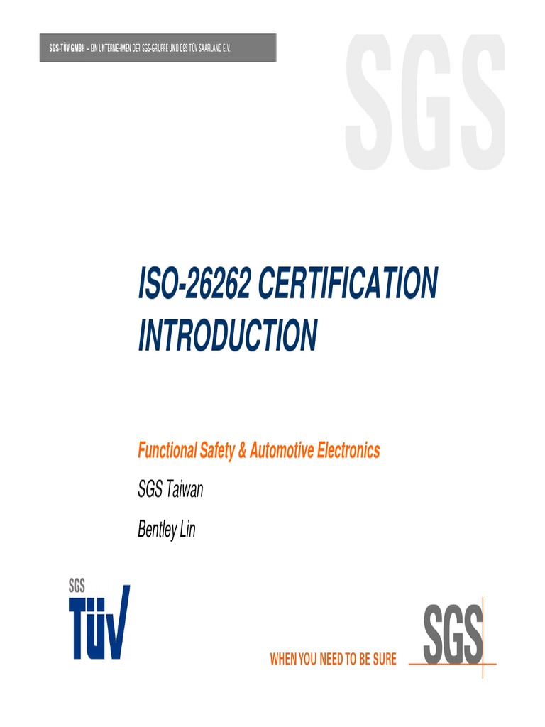 ISO 26262 Certification Overview | PDF | Systems Engineering | Safety