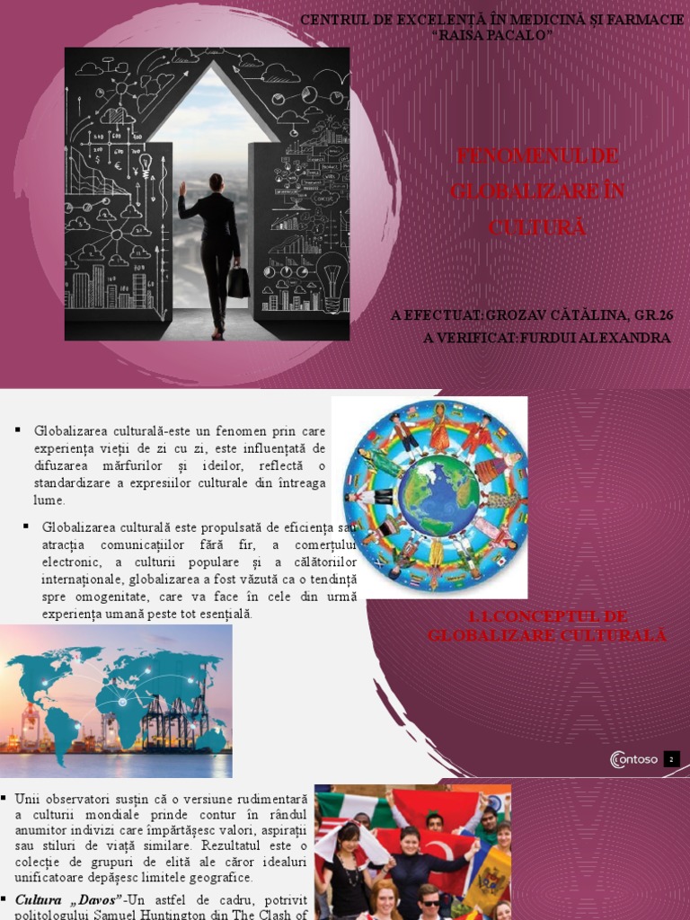 Fenomenul de Globalizare În Cultură | PDF