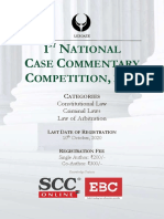 1st National Case Comment Writing Competition, 2020-1