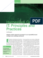 Harnessing Green: IT: Principles and Practices