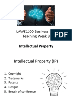 Teaching Week 8 - Intellectual Property Law.ppt
