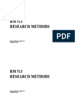 RM 513 Research Methods: Engr. John Michael Z. Campitan, CE Course: Msce-Se