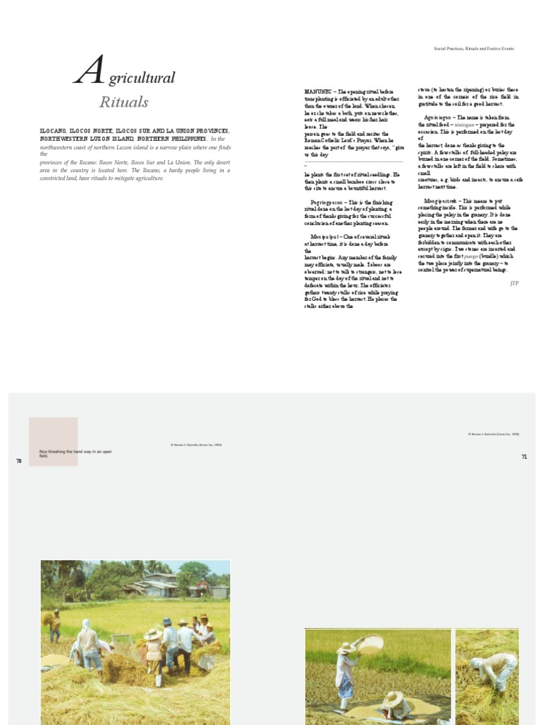 029 Agricultural Rituals | PDF | Agriculture | Rituals