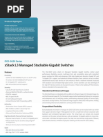 Xstack L3 Managed Stackable Gigabit Switches: Product Highlights