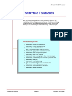 04 Formatting Techniques PDF