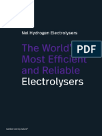 The World's Most Efficient and Reliable: Electrolysers