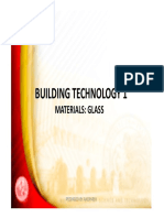 Building Technology 1: Materials: Glass