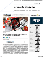 El FRAP Era El Brazo Armado Del PCE (M-L), y El GRAPO El Del PCE (R) - Por Pío MoaEl Correo de España
