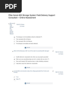 Pillar Axiom 600 Storage System Field Delivery Support Consultant Online Assessment PDF