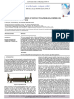 Analysis and Optimization of Connecting Tie Rod Assembly in Agriculture Application