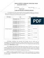 UTDEC 2020: Sub: Skill Test/Typing Test For The Post of Personal Assistant