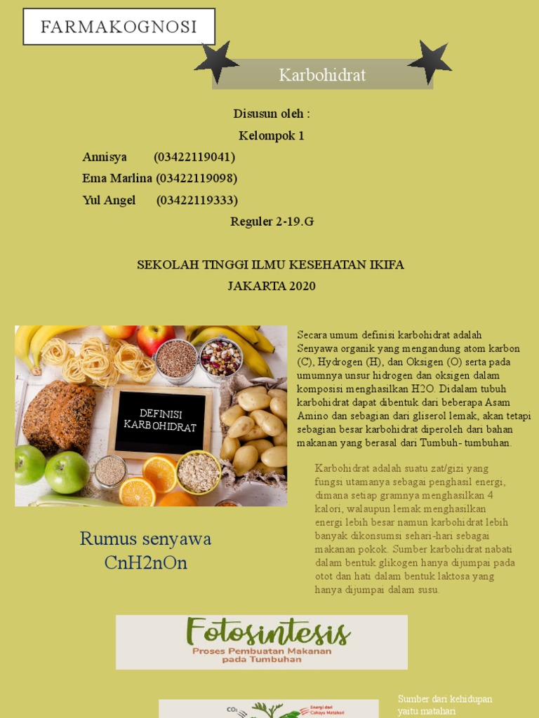 Farmakognosi Tentang Karbohidrat Pdf
