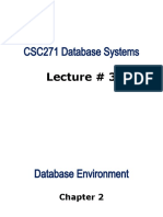 CSC271 Database Systems: Lecture # 3