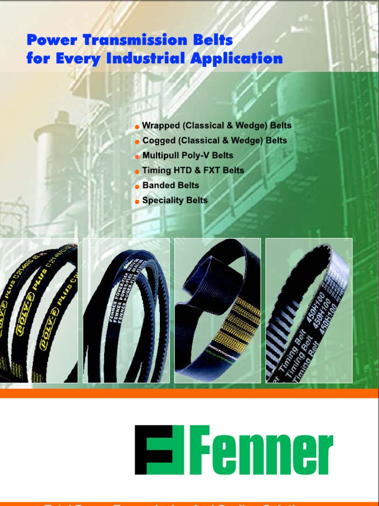 Fenner Industrial Belts Catalogue PDF