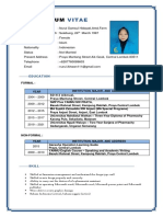 Curriculum Vitae - Nurul Samsul Hidayati - 052191058 - IIIA Farmasi Transfer