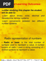 Intended Learning Outcomes:: After Studying This Chapter The Student Will Be Able To