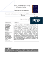 Domestication and Foreignization in Translating Culture-Specific References of An English Text Into Arabic PDF