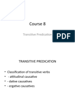 Course 8: Transitive Predication