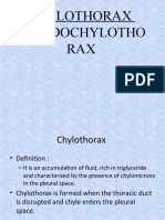 Chylothorax Pseudochylotho RAX