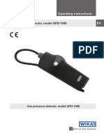 Gas Presence Detector, Model GPD-1000: Operating Instructions
