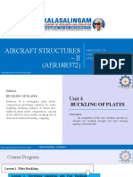 Aircraft Structures - Ii (AER18R372)