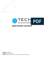 Tech Elevator School Catalog, 2020 PDF