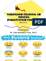 Pamunuang Kolonyal NG Espanya (Pamantayang Pagganap