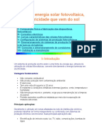 Curso de energia solar fotovoltaica