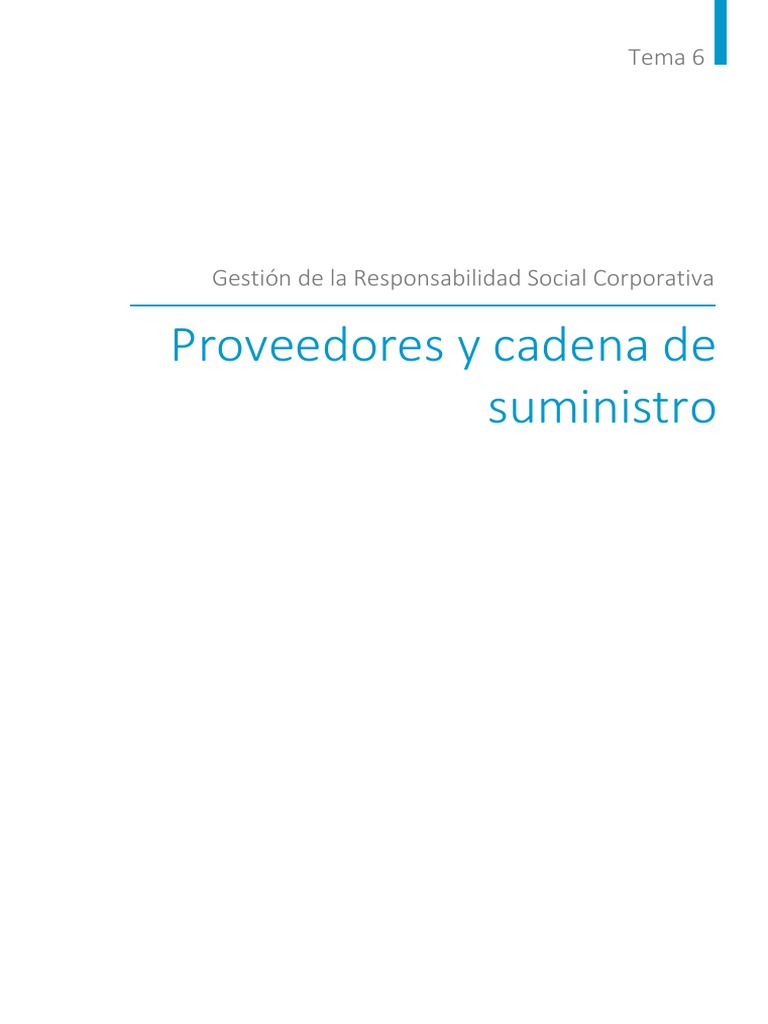 Tema6 PDF | PDF | Responsabilidad social corporativa | Calidad (comercial)
