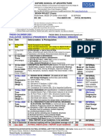 Thesis Calendar Odd Sem