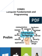 COM01 Computer Fundamentals and Programming