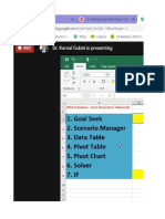 Exercise On PIVOT TABLE