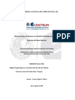 Tesis para Obtener El Grado de Magíster en Finanzas Corporativas Y Riesgo Financiero Otorgado Por La Pontificia Universidad Católica Del Perú