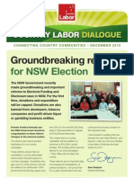 Country Labor Dialogue - December 2010