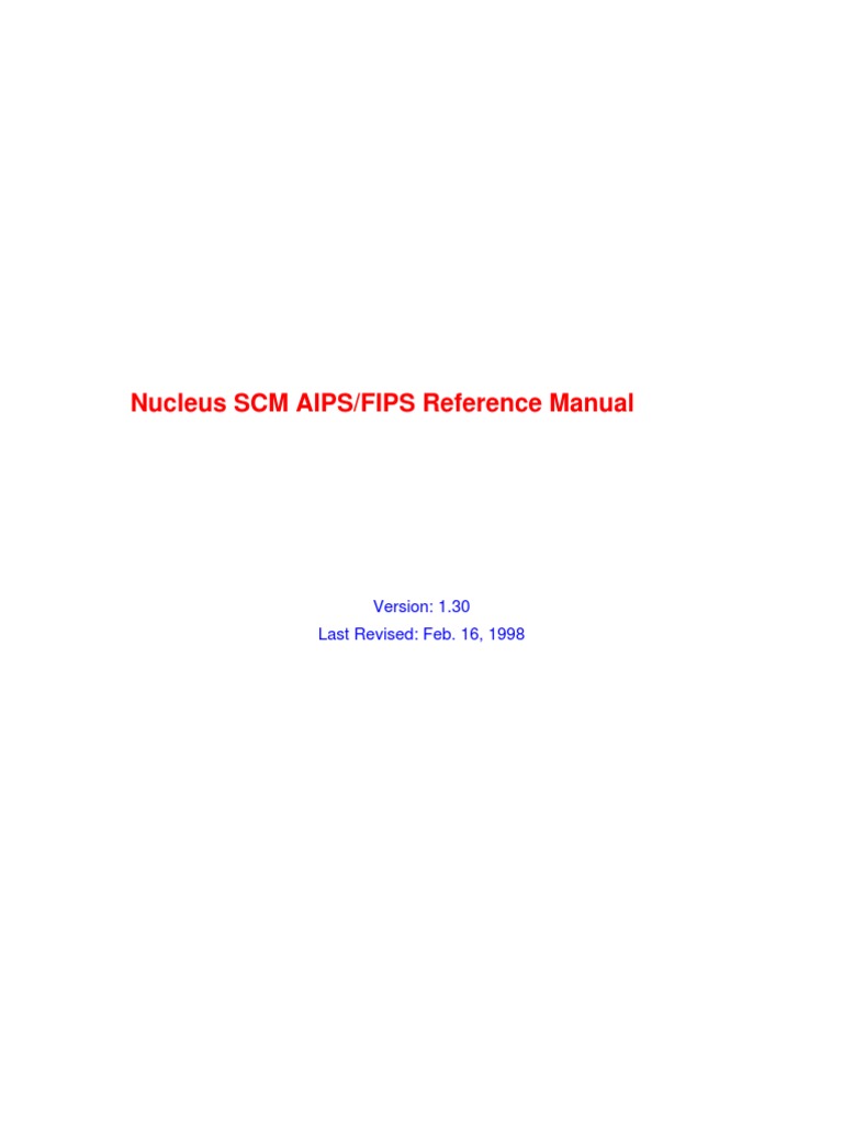AIPS/FIPS Communication Guide | PDF | Computer Terminal | Version Control