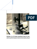 REMIX CLOTHING MARKETING PLAN Attached Is The Official Marketing Plan 1 PDF