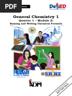 General Chemistry 1: Quarter 1 - Module 2